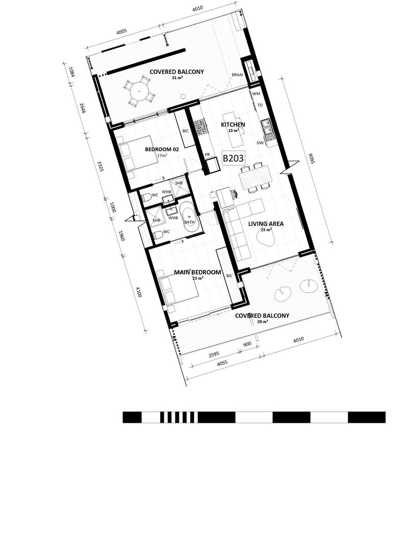 Unit B203 - 2 Bedroom
